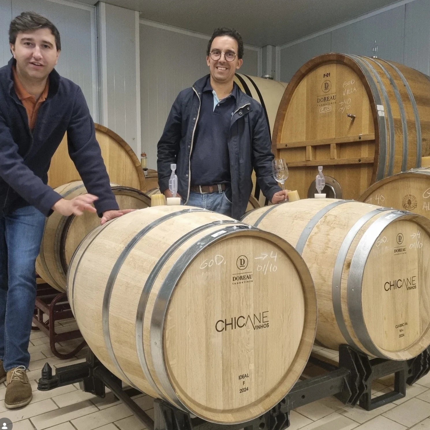 Chicane | Dão Wines | Cave Tirsense — work and cellar